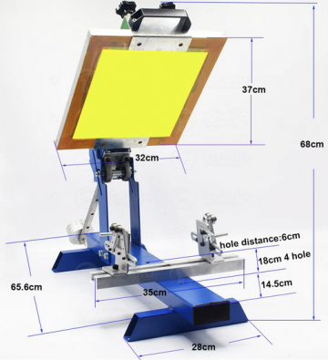 CLD-ZT/B Cilindrische Zeefdruktafel