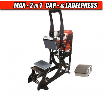 MAX 2in1 Auto Open CAP & LABEL Press
