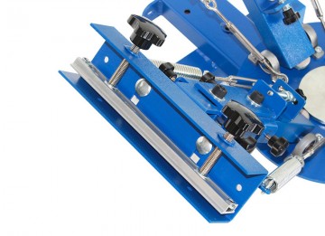 ZC4x2MR - Zeefdrukcarrousel 4 Kleuren 2 Drukplaten + Micro Registratie