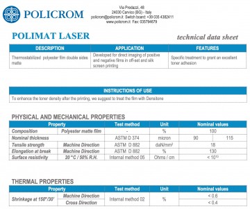 Policrom Laser A3