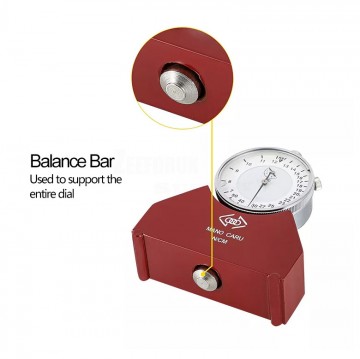 Tension meter for measuring mesh tension