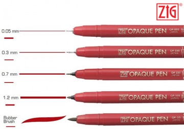 ZIG Opaque Pen for Retouching
